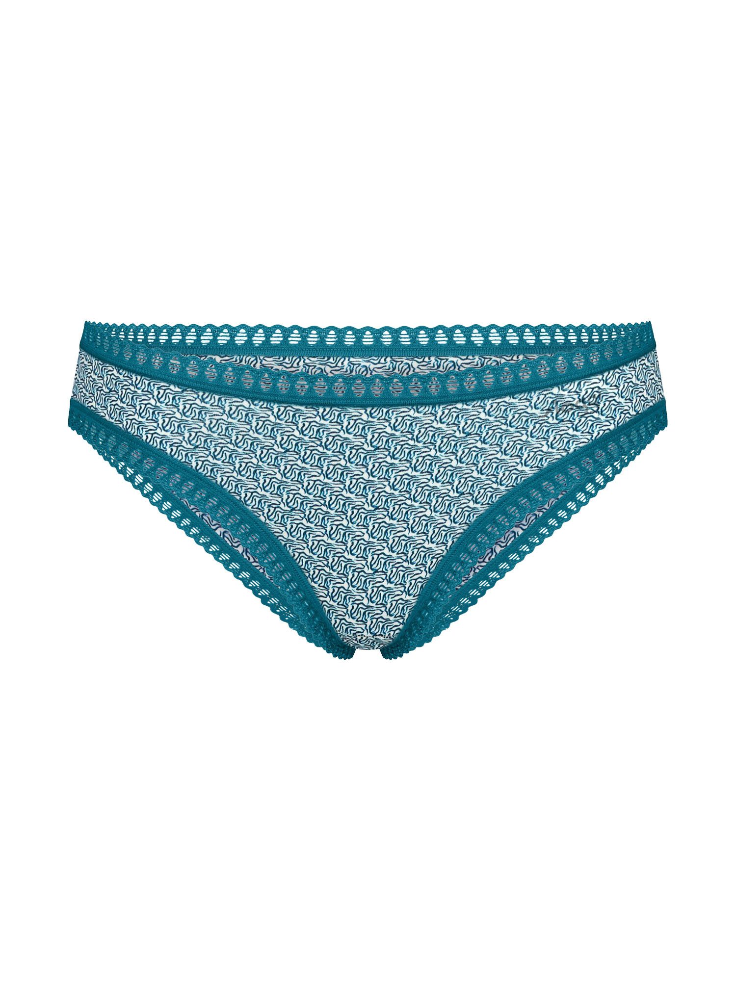 sloggi Minislip Blue GO Crush (3-St) Mini Slip, Low Rise Slip, Tanga Slip