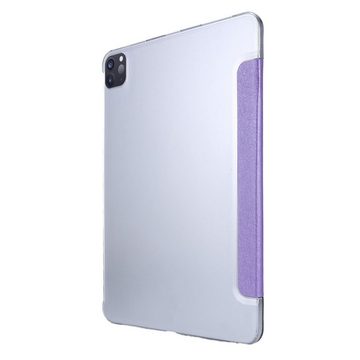 König Design Tablet-Hülle Apple iPad Pro 12.9 (2021), Schutzhülle für Apple iPad Pro 12.9 (2021) Tablethülle Schutztasche Cover Standfunktion Lila