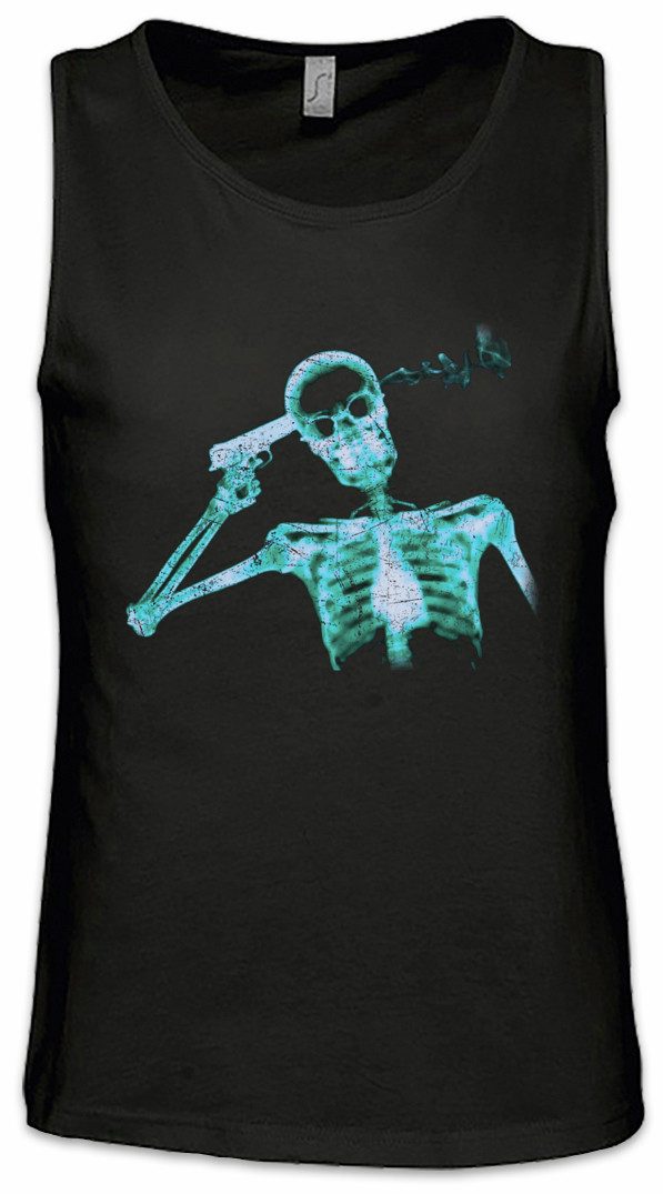 Tanktop Headshot Ärmelloses T-Shirt Ego Shooter Geek Games Gamer Gaming MMORPG