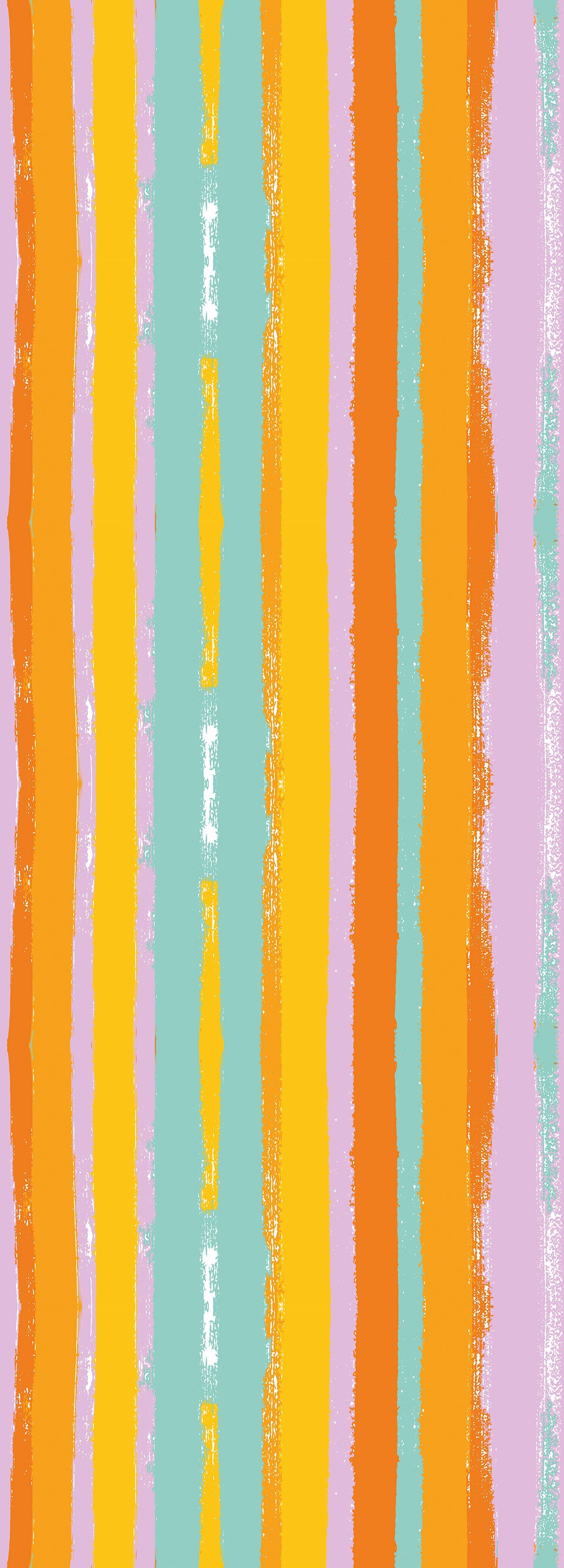 queence Vinyltapete Streifen-Bunt, Streifen, 90 x 250 cm, selbstklebend