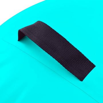 vidaXL Trainingsmatte Yogamatte Fitnessmatte Aufblasbare Gymnastik-Rolle mit Pumpe 100x60 cm