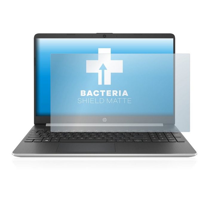 upscreen Schutzfolie für HP 15-dw1680ng Displayschutzfolie Folie Premium matt entspiegelt antibakteriell