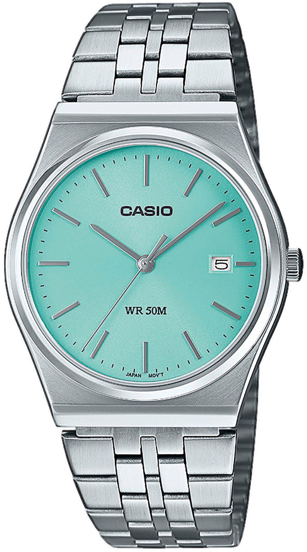 Casio Collection Quarzuhr MTP-B145D-2A1VEF, Armbanduhr, Herrenuhr, Damenuhr, analog, Datum