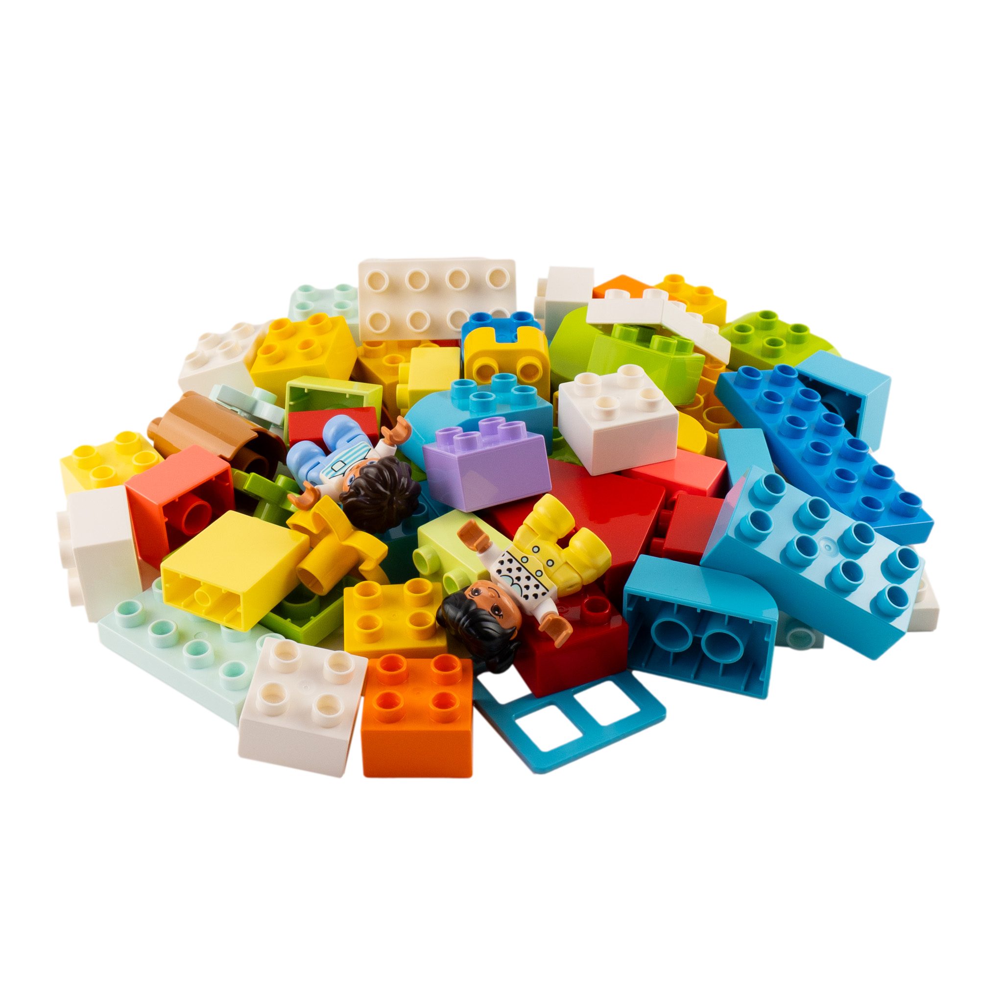 LEGO® LEGO® DUPLO® Steine Sondersteine Bunt Gemischt NEU! Menge 50x Spielbausteine, (Bausteine, 50 St., Kreativ-Set), Made in Europe