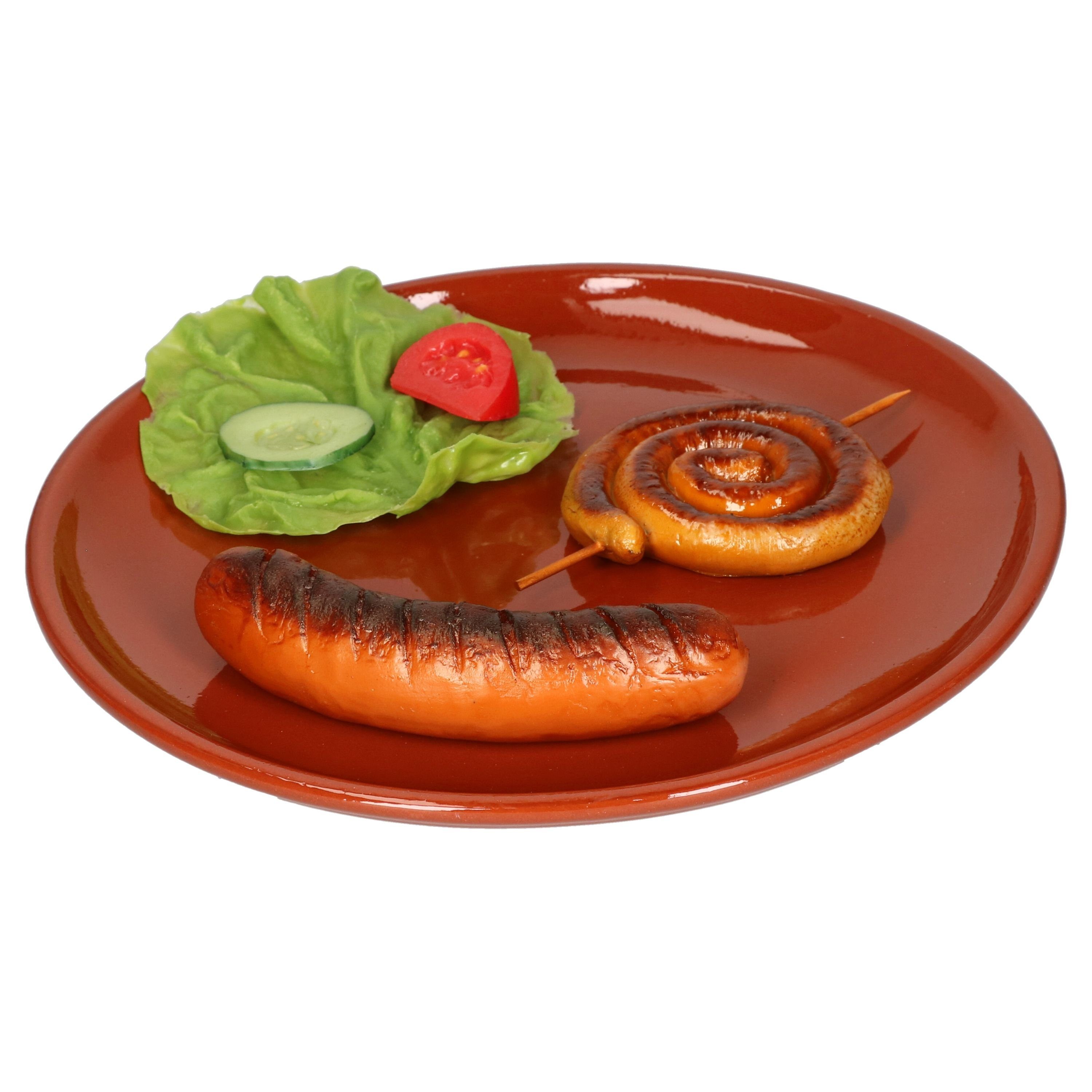 Servierplatte Tonteller Platte 29cm - 99529