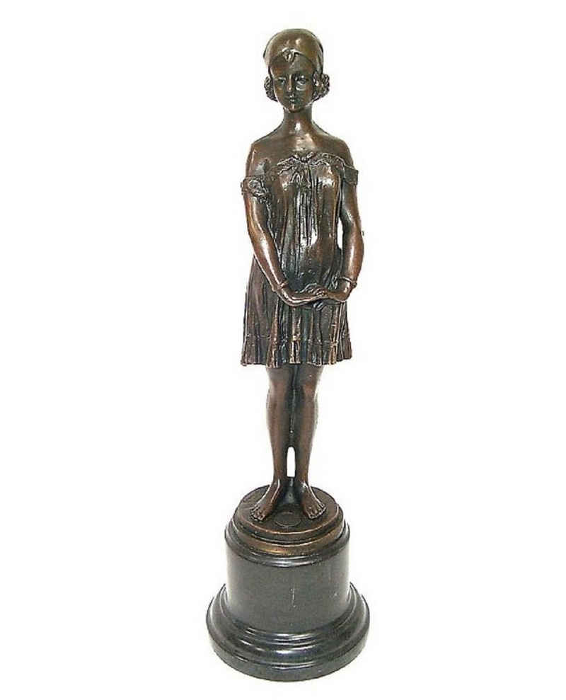 Linoows Dekoobjekt Bronzefigur, Bronze Skulptur, Die Unschuld, Chiparus, Hand gegossen