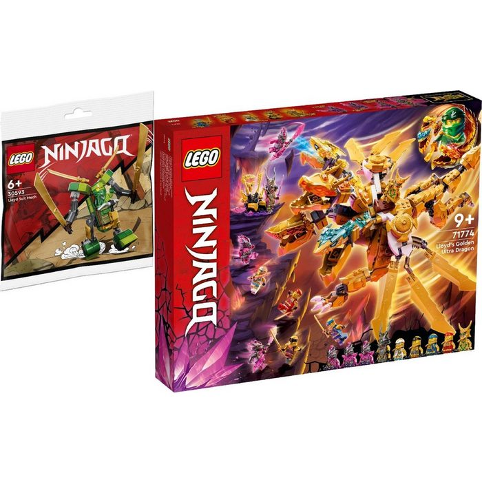 LEGO® Konstruktions-Spielset Ninjago 2er Set: 30593 Lloyds Mech Polybag + 71774