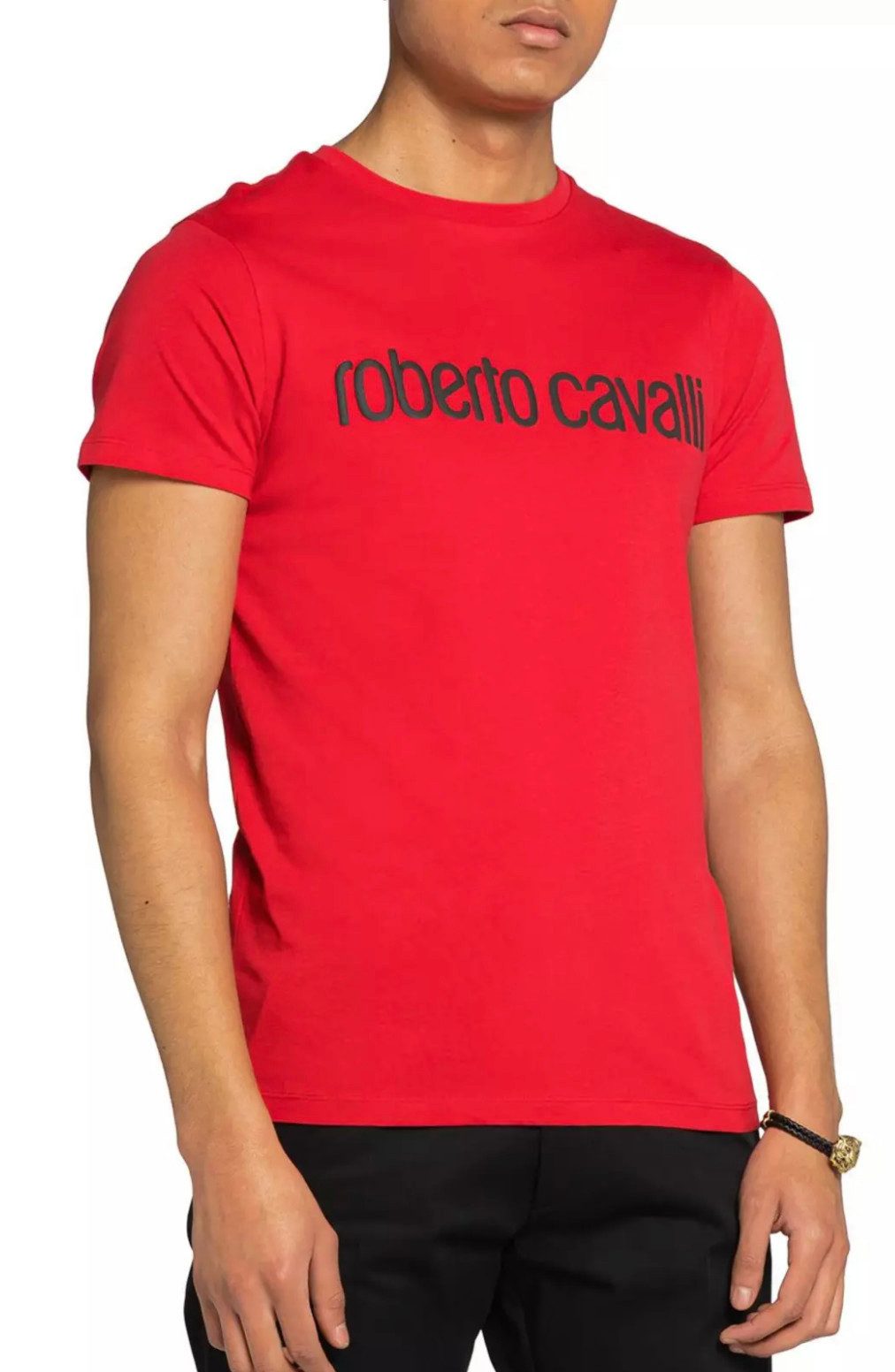 roberto cavalli T-Shirt Signature Logo Slim Fit Shirt Haupt- und exklusivst günstig online kaufen