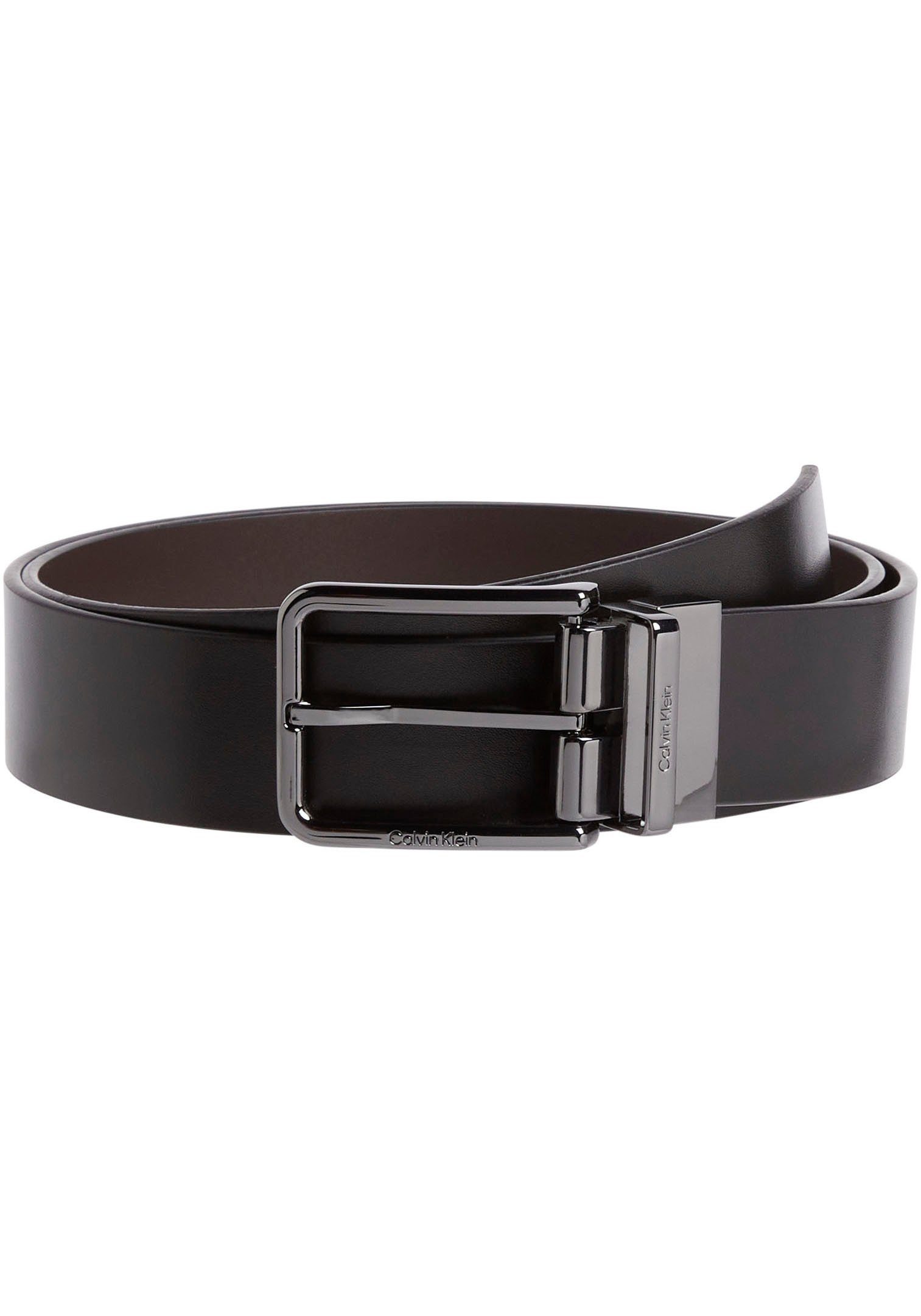 GS Logoprägung Klein BELT 1 (Set, 2 SET mit STRAP BUCKLES Ledergürtel Calvin 3er)