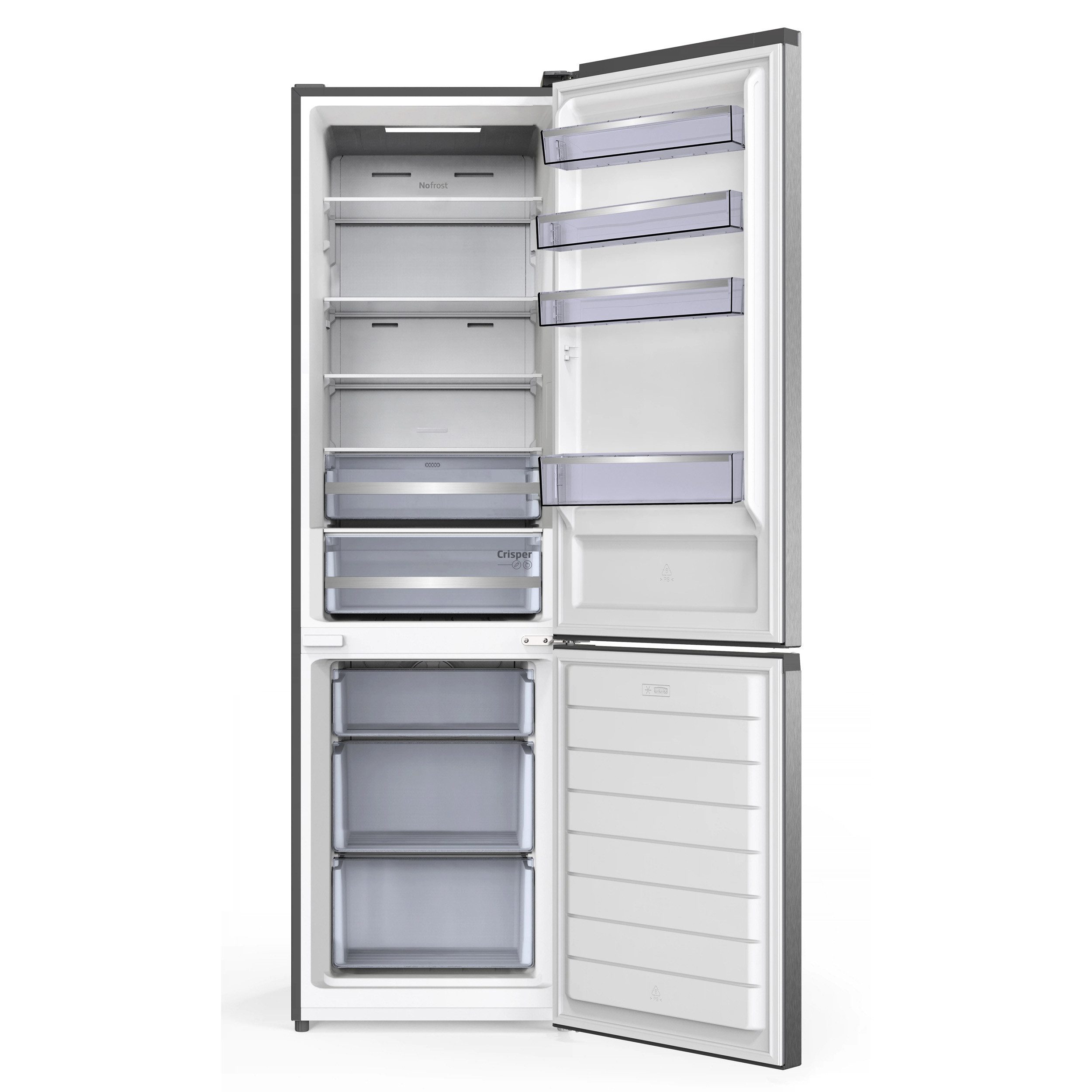 BEKO Kühl-/Gefrierkombination B5RCNO377X, 200,5 cm hoch, 60 cm breit, No Frost – kein Abtauen mehr – Bild 5 von 5