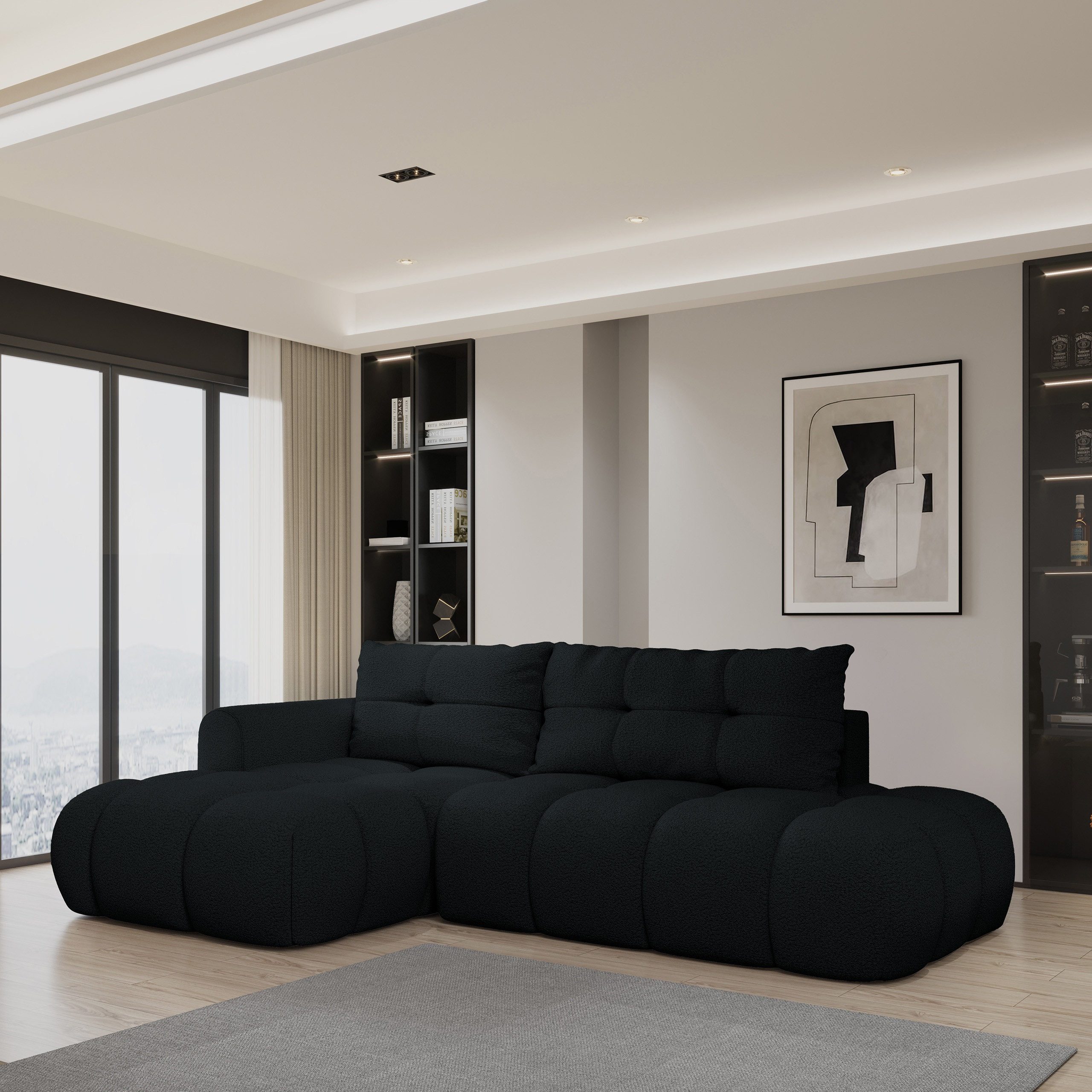 Masseno Ecksofa FLUMA mit Schlaffunktion L-Form, günstig online kaufen