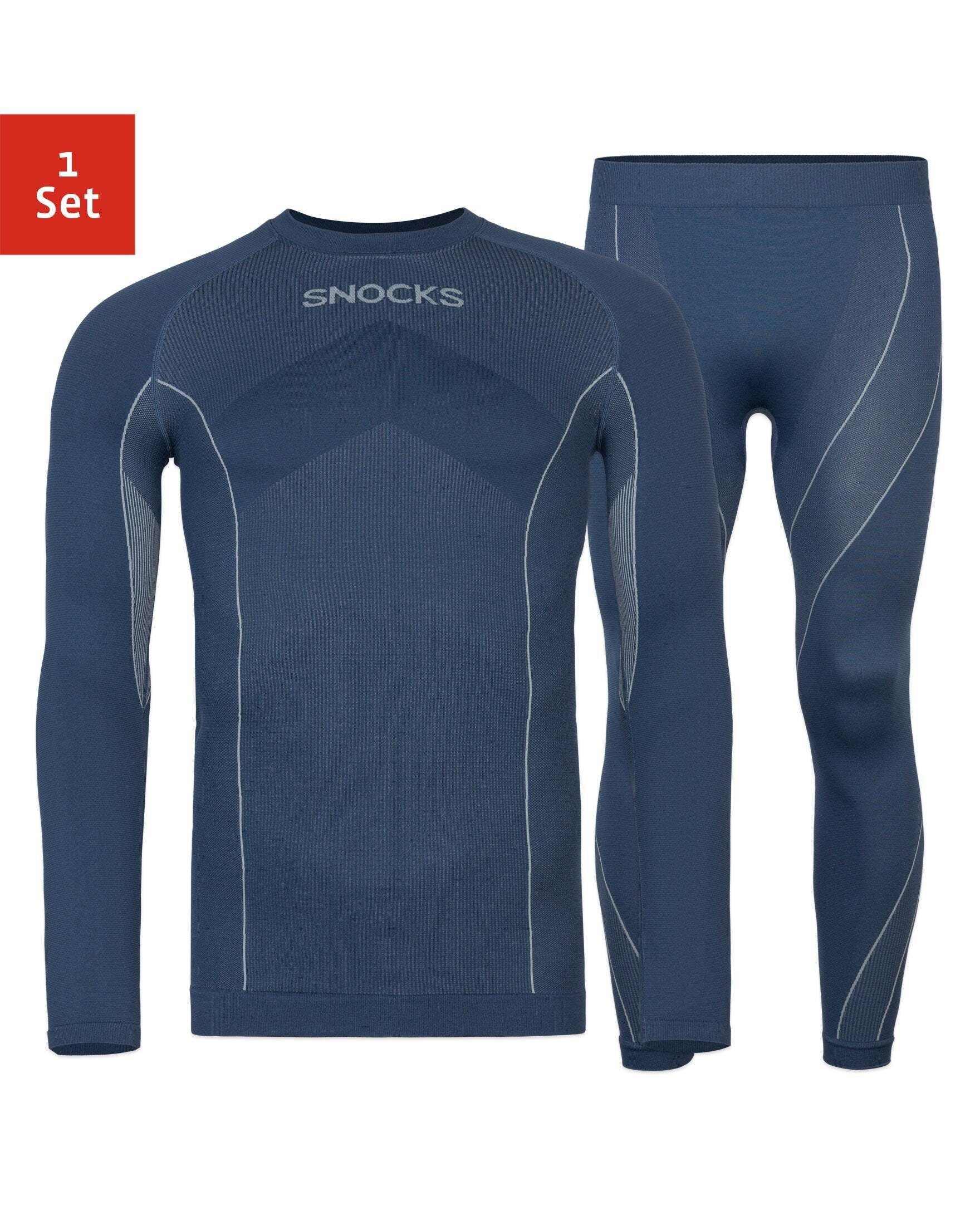 SNOCKS Thermounterhemd Thermounterwäsche mit Daumenloch für Herren (1-St) p günstig online kaufen
