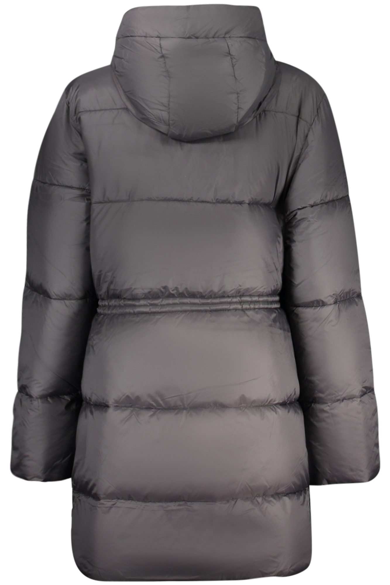 North Sails Outdoorjacke Damenjacke Schwarz: Langer Mantel mit Kapuze, Wasserabweisend