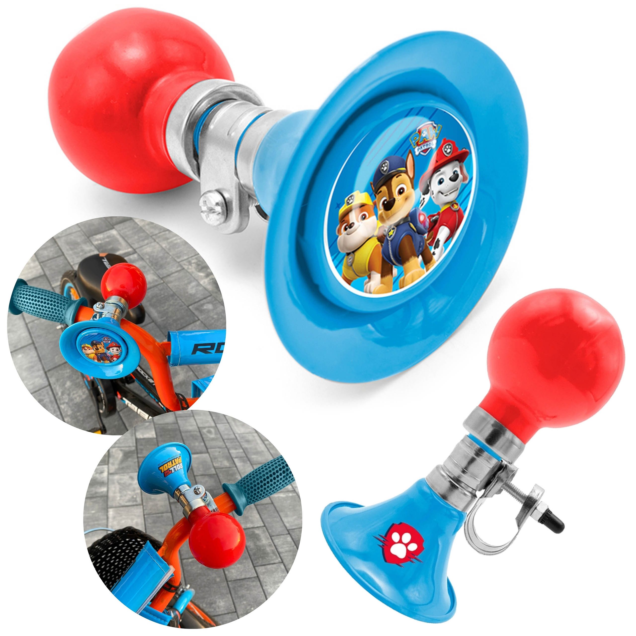 Sarcia.eu Fahrradklingel Paw Patrol FAHRRADTROMPETE, FAHRRADHUPE, KLINGEL für einen Jungen