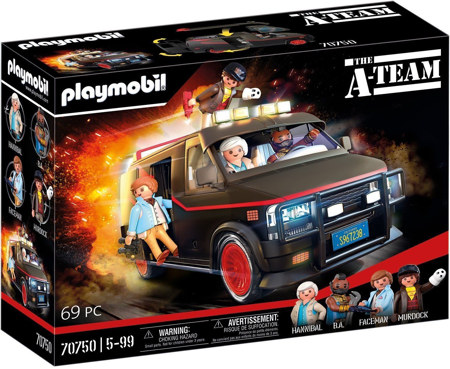 Playmobil® The A-Team The A-Team Van Konstruktions-Spielset, (The A-Team Van), Made in Europe
