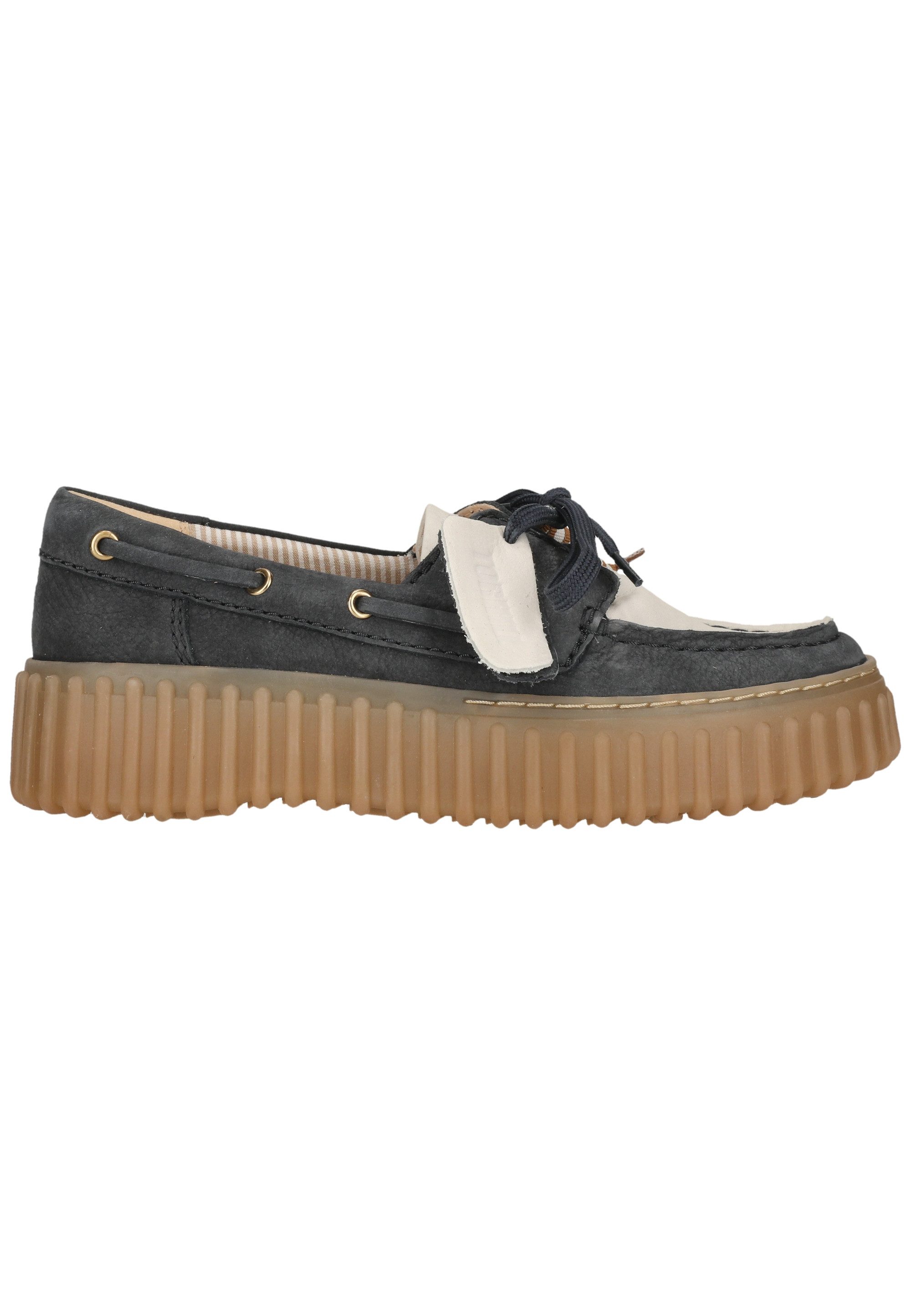 Clarks Torhill Boat Schnürschuh mit Contour Cushion-Fußbett