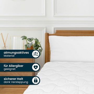 Microfaserbettdecke + Kopfkissen, Bettdecke & Kopfkissen-Set - 2-Set Kopfkissen - Ganzjahresdecke, Gentle North, Füllung: 100% Polyester, Reißverschluss beim Kissen - waschbar - allergikerfreundlich