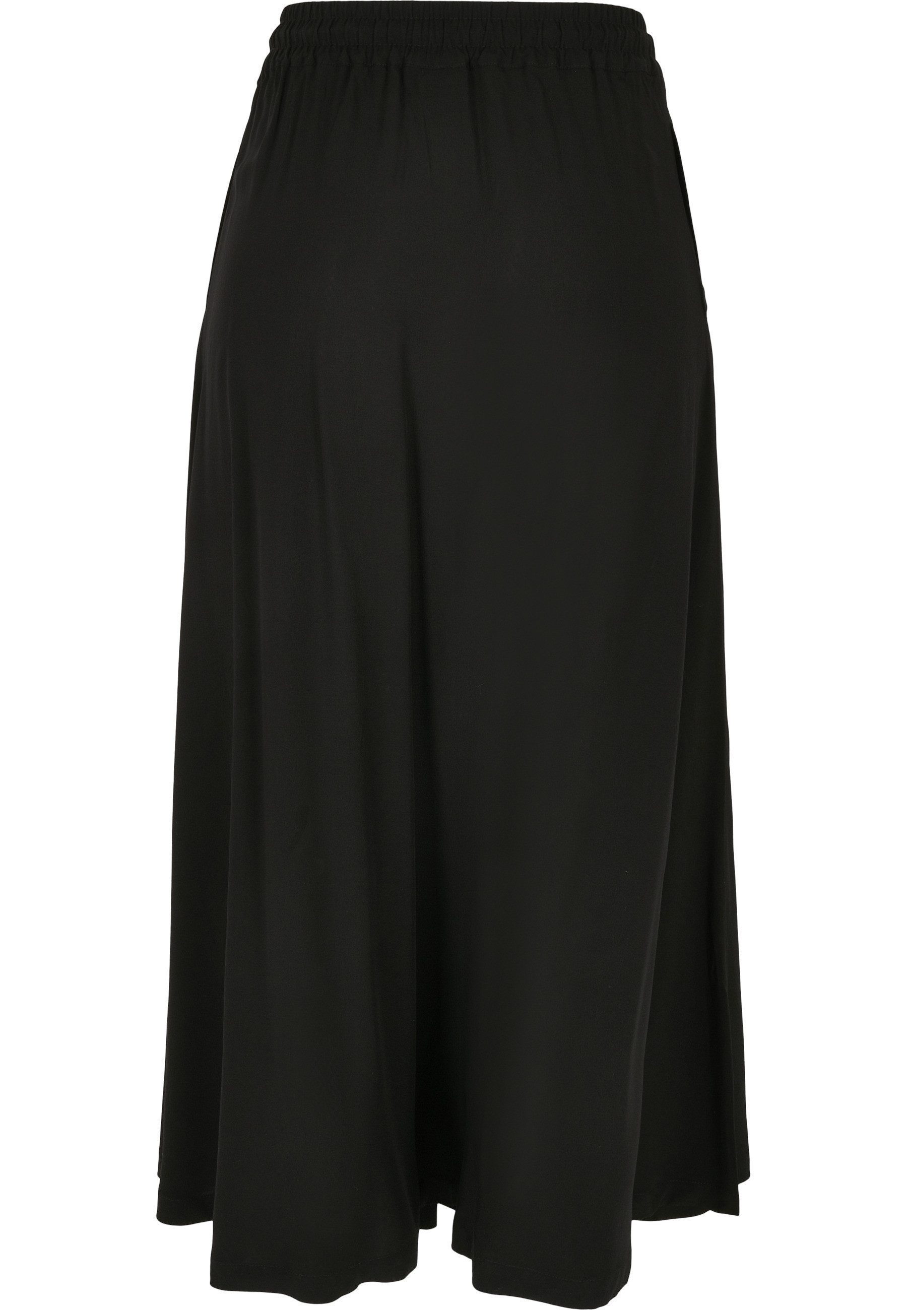 URBAN CLASSICS Jerseyrock Urban Classics Damen Ladies Viscose Midi Skirt (1-tlg)