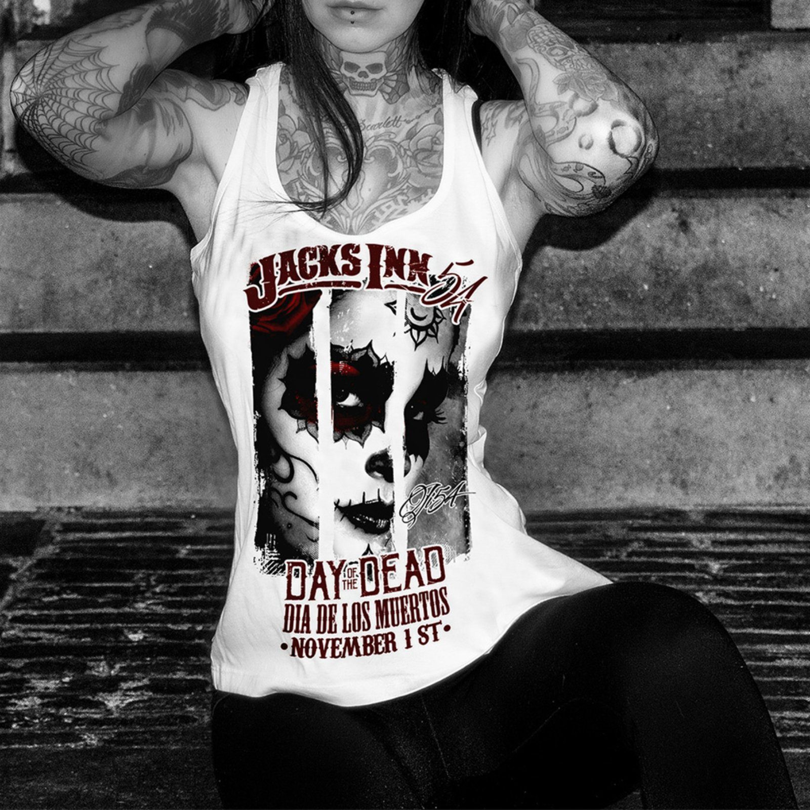 JACK'S INN 54 Tanktop Day of the Dead Tanktop