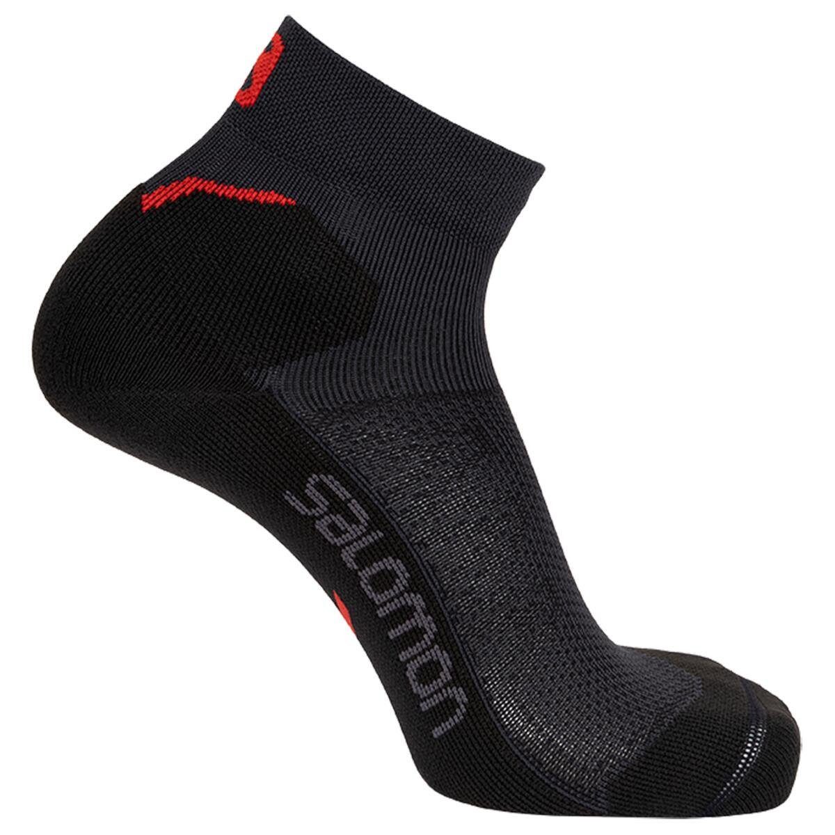 Salomon Laufsocken Speedcross ANKLE EBONY Knöchelsocken running racing red günstig online kaufen