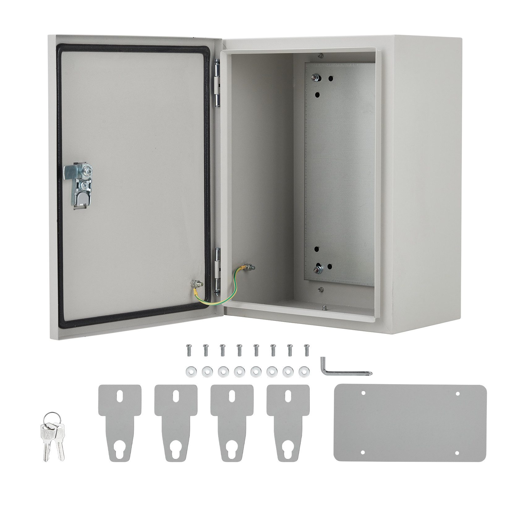 GarveeMore Verteilerbox, (Packung, 1-tlg., mit Montageplatte und 2 Schlüsseln), IP67 wasser- und staubdicht, abschließbar