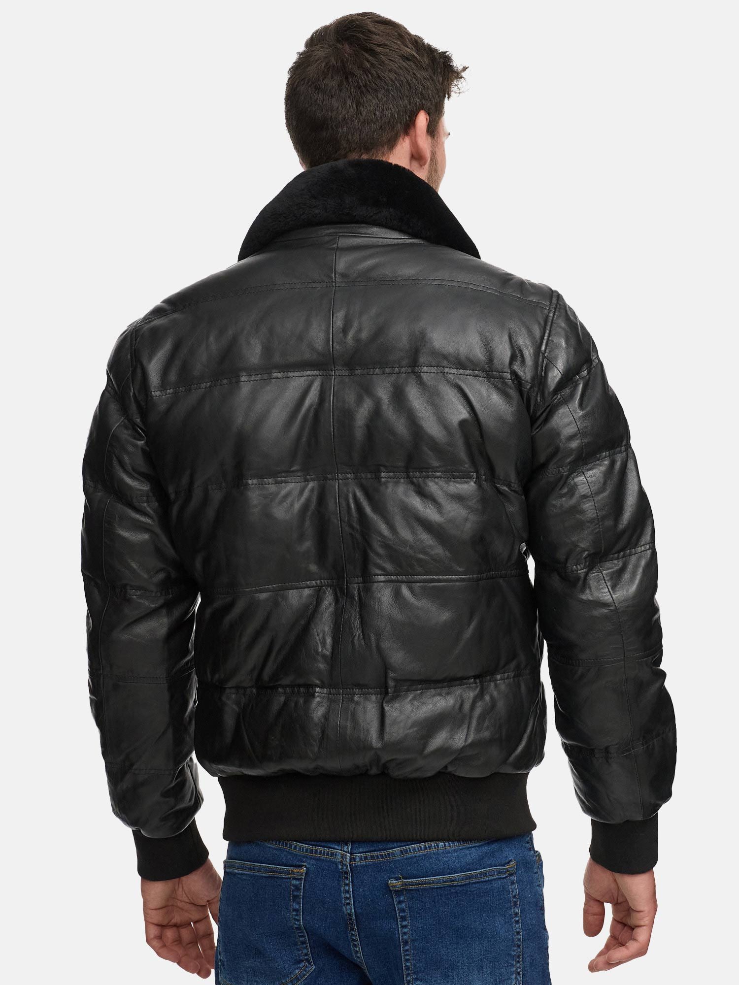 Tazzio Lederjacke A806 Style nach Wahl - mit und ohne Fell tragbar