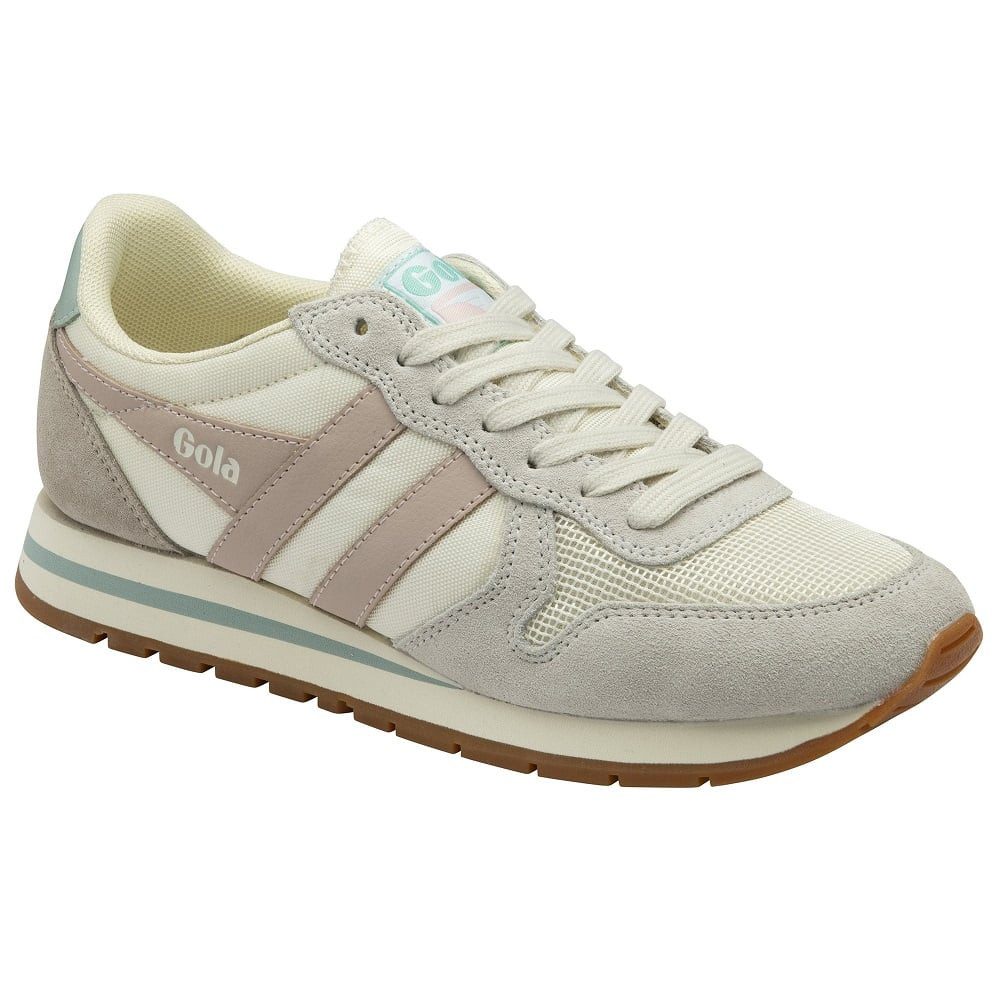 Gola Daytona 2025 offweiss/rosa/türkis Damen Sneaker