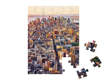 puzzleYOU Puzzle Luftaufnahme von New York City, 48 Puzzleteile, puzzleYOU-Kollektionen USA