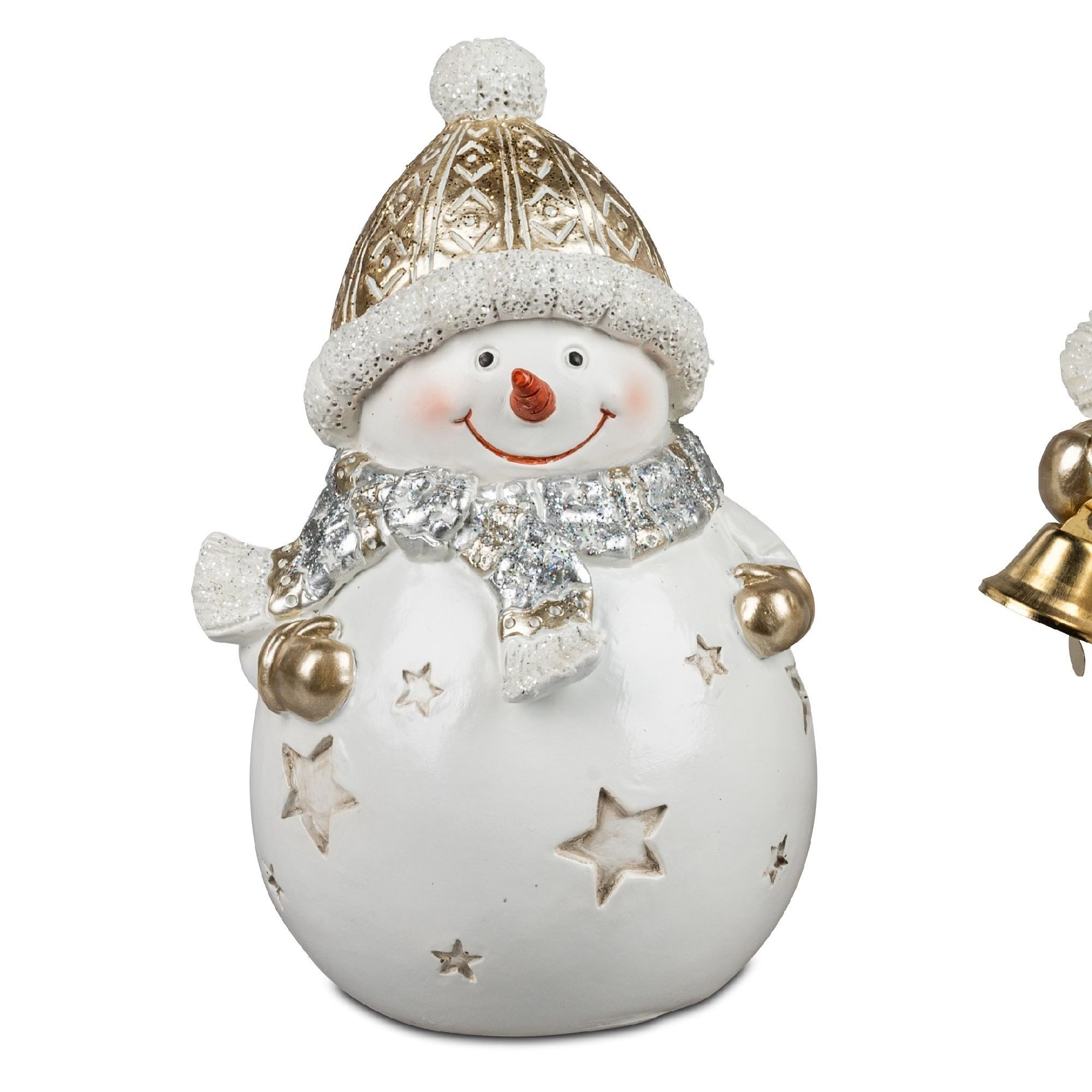 formano Dekofigur Winterzeit, Farbe: Weiß, Motiv: Schneemann günstig online kaufen