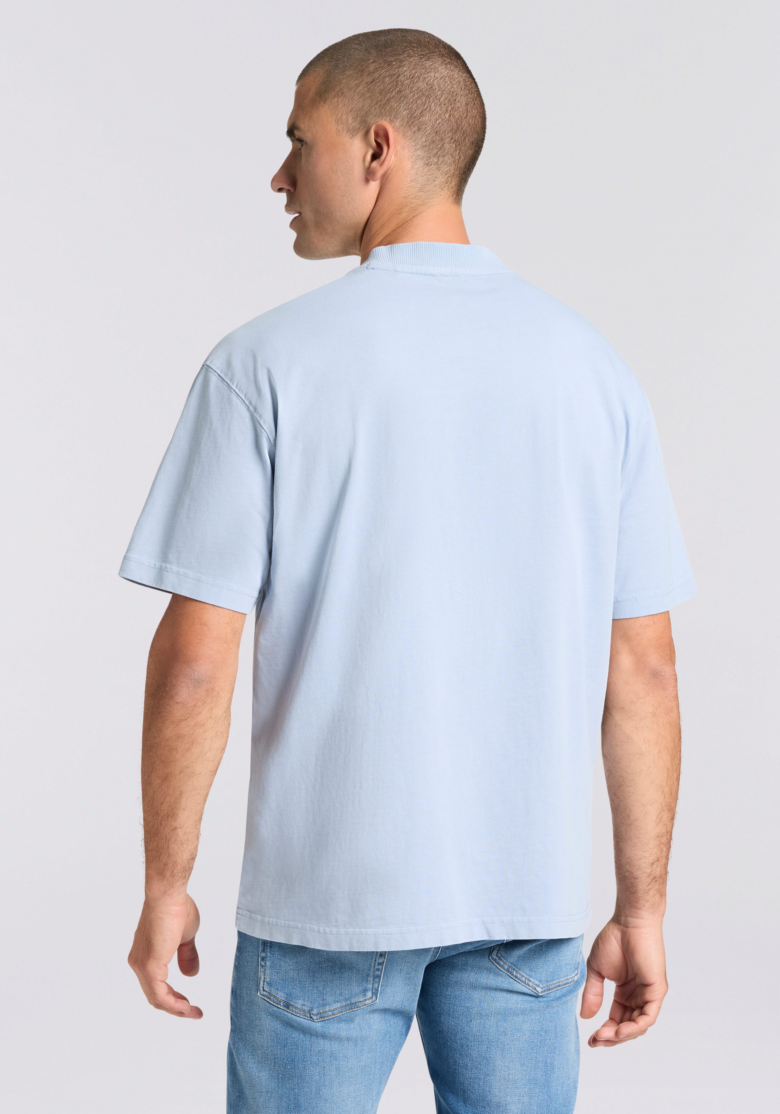 BOSS ORANGE T-Shirt Te Dye mit Rundhalsausschnitt