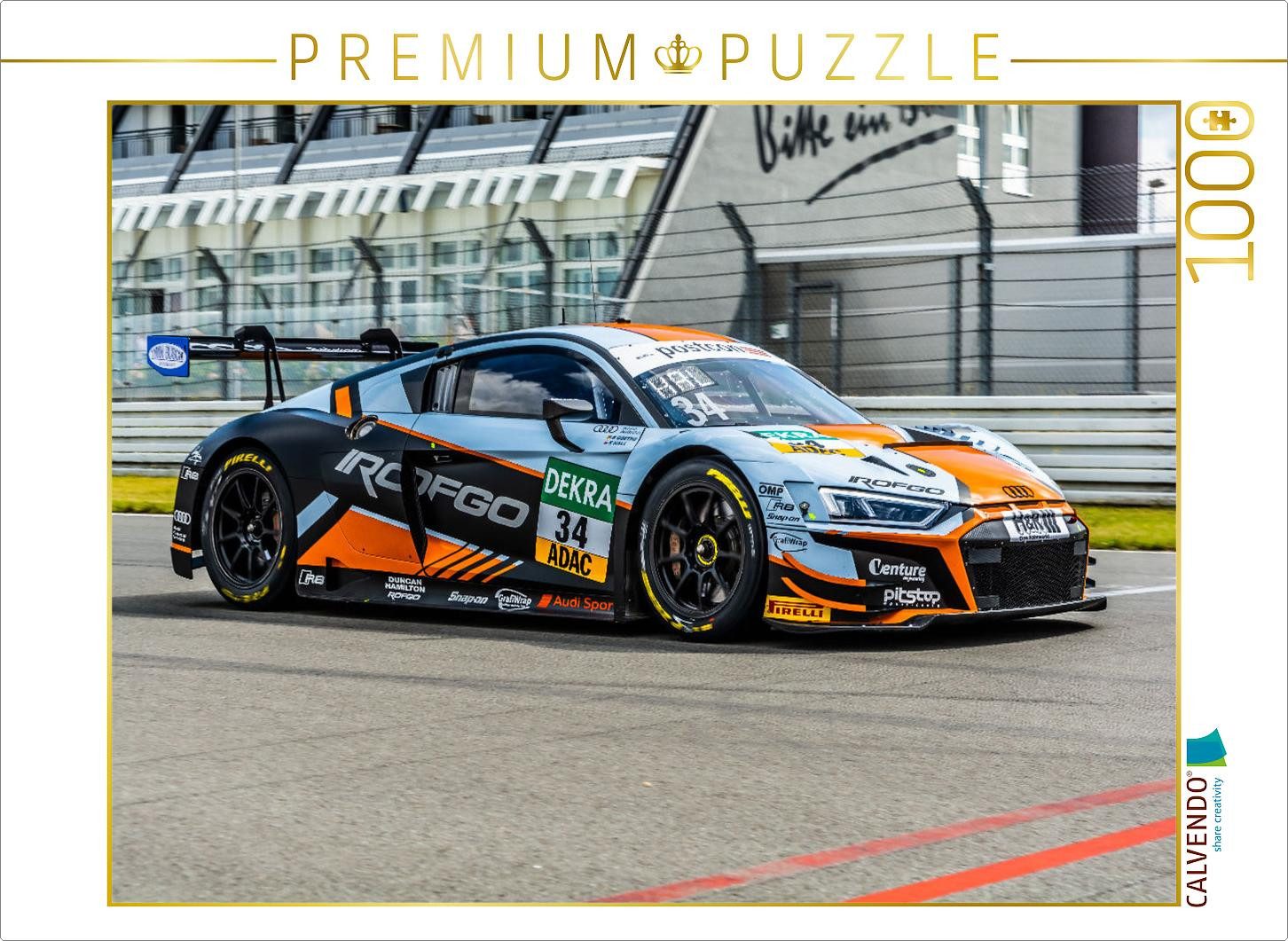 CALVENDO Puzzle CALVENDO Puzzle ROFGO WRT Audi R8 GT3 Evo 1000 Teile Puzzle quer, 100, 1000 Puzzleteile