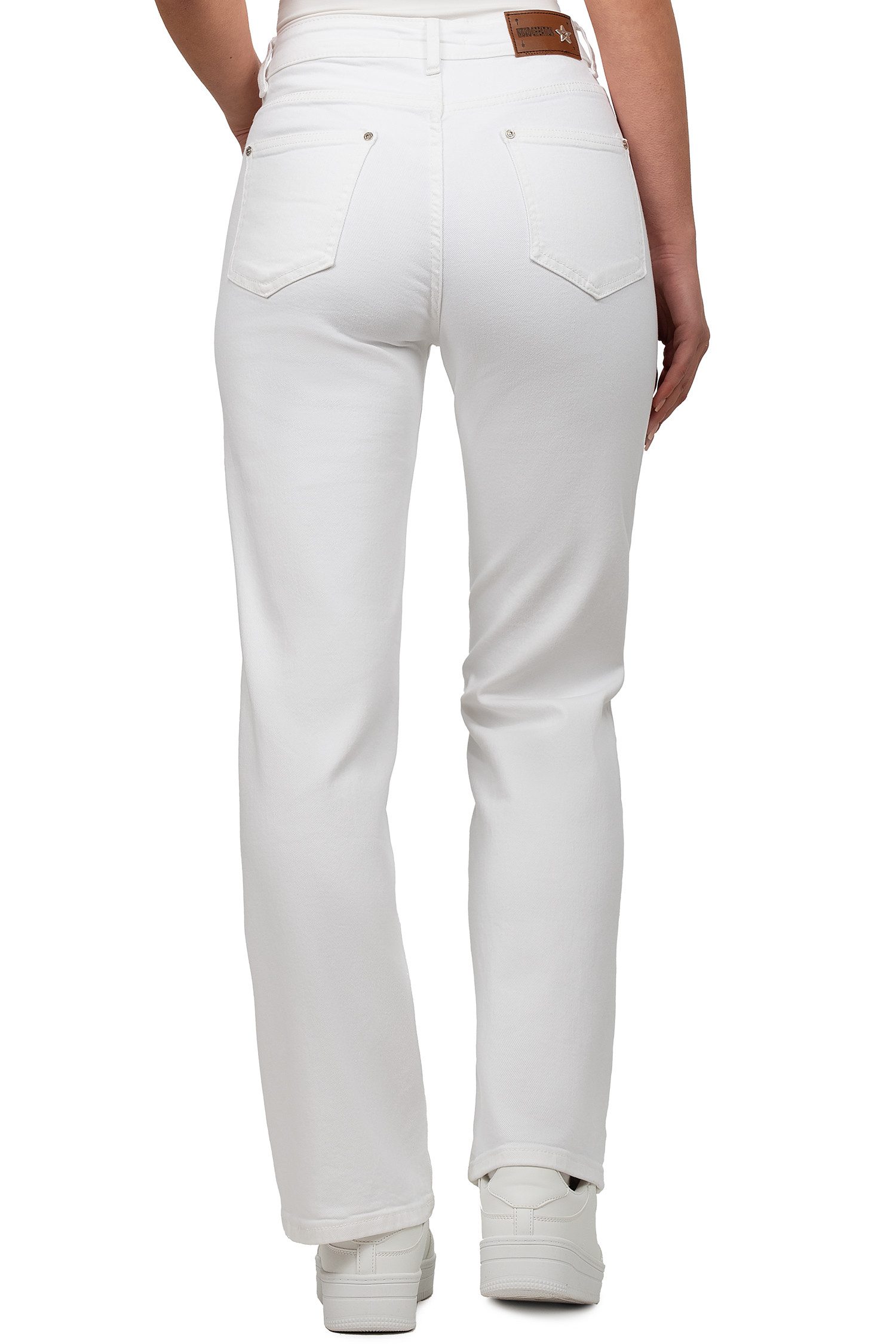 Reichstadt 5-Pocket-Jeans Casual Wide Leg Damen günstig online kaufen