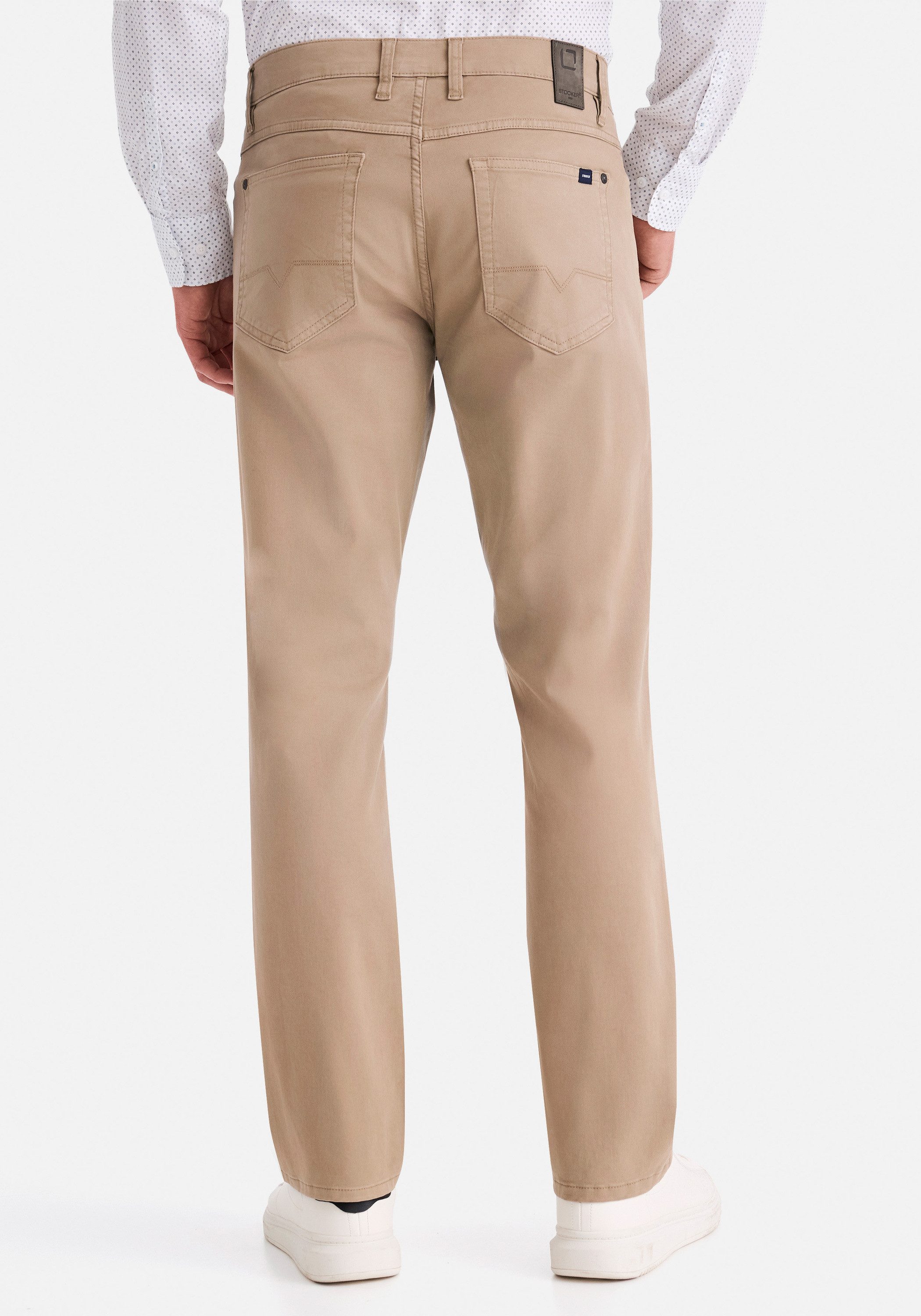 Stooker Men 5-Pocket-Hose Men Frisco Colour Straight Fit Jeans Straight Fit Casual Clean Wash Twill Coloured Comfort Flex! für Herren