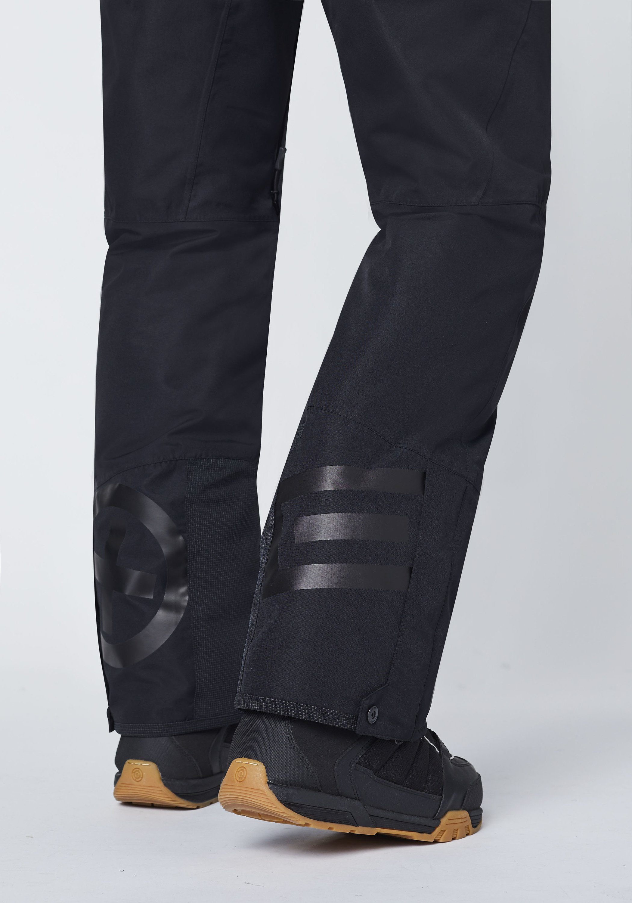 Chiemsee Sporthose Skihose mit Schneefang 1 schwarz/dunkel grau