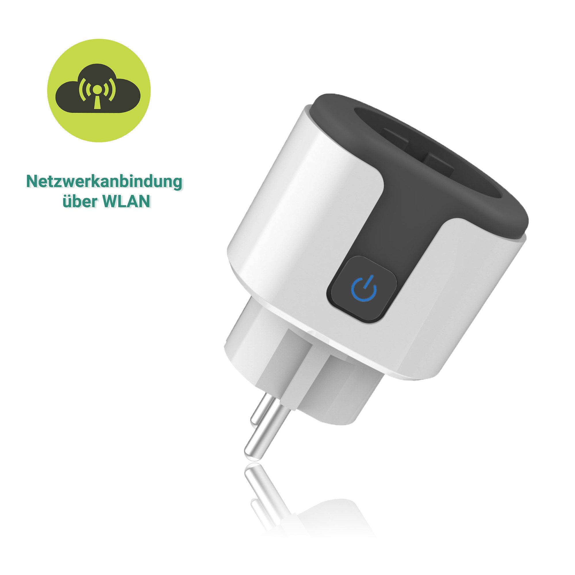 XORO SOLAR WLAN-Steckdose SPP 16A1 SmartPlug, Smart Plug mit 16A, WLAN und automatischer Energiezuteilung.