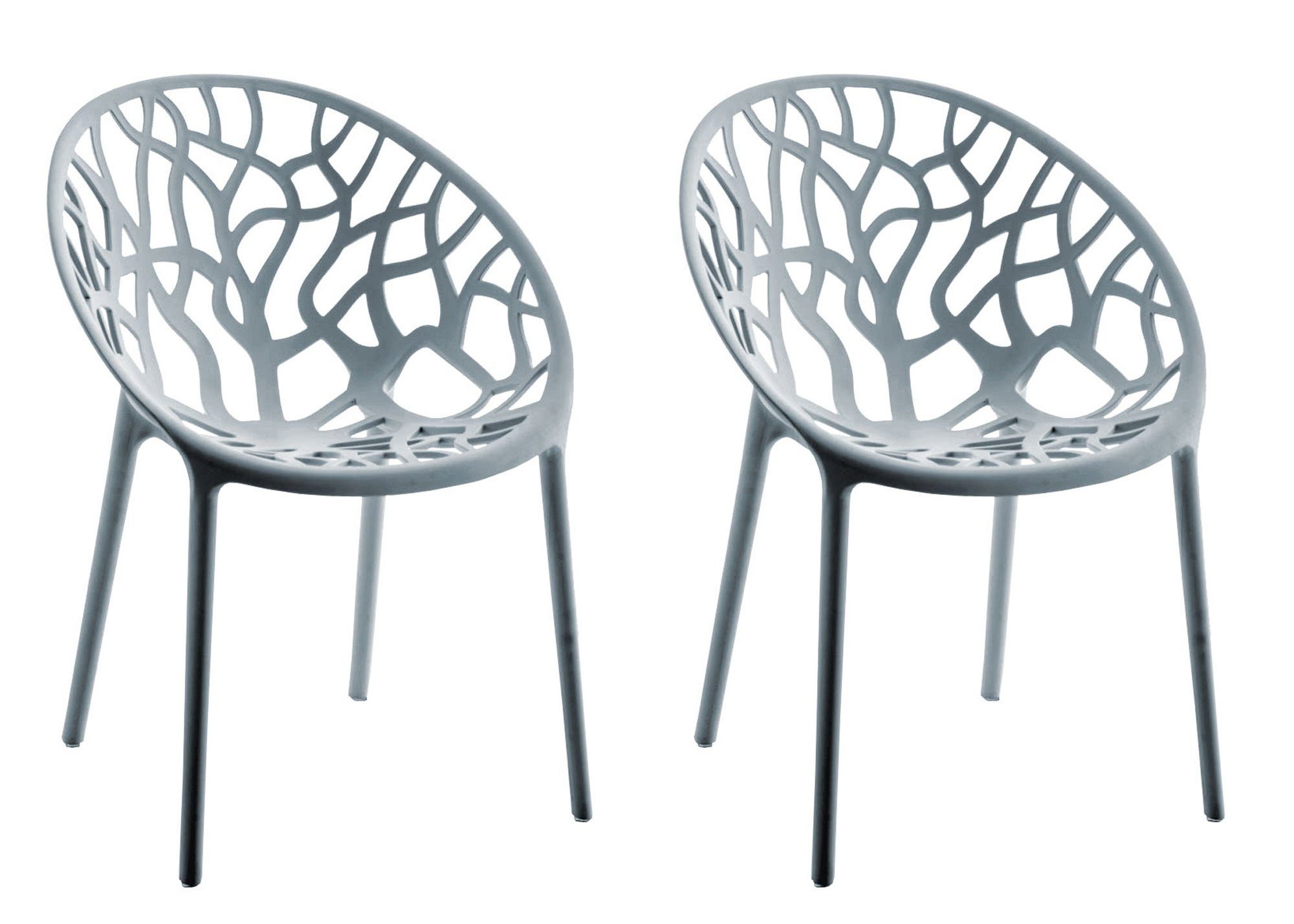 CLP Gartenstuhl Hope (2er Set, 2 St), Kunststoff, stapelbar, wetterfest günstig online kaufen
