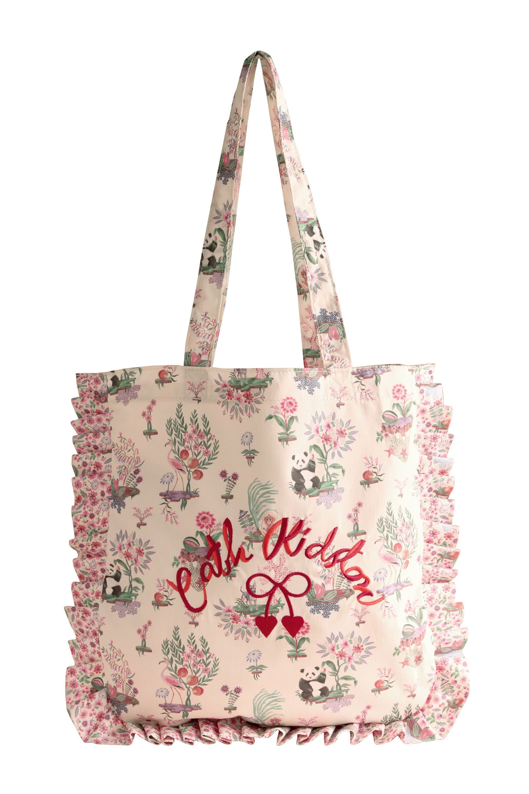 Cath Kidston Einkaufsbeutel Cath Kidston Tragetasche mit Rüschenbesatz
