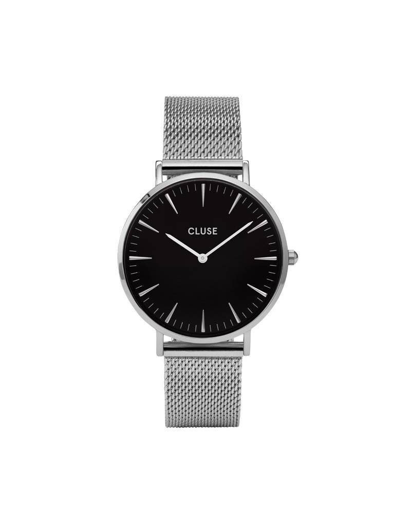 CLUSE Uhr »La Bohème Mesh silber-schwarz« kaufen | OTTO