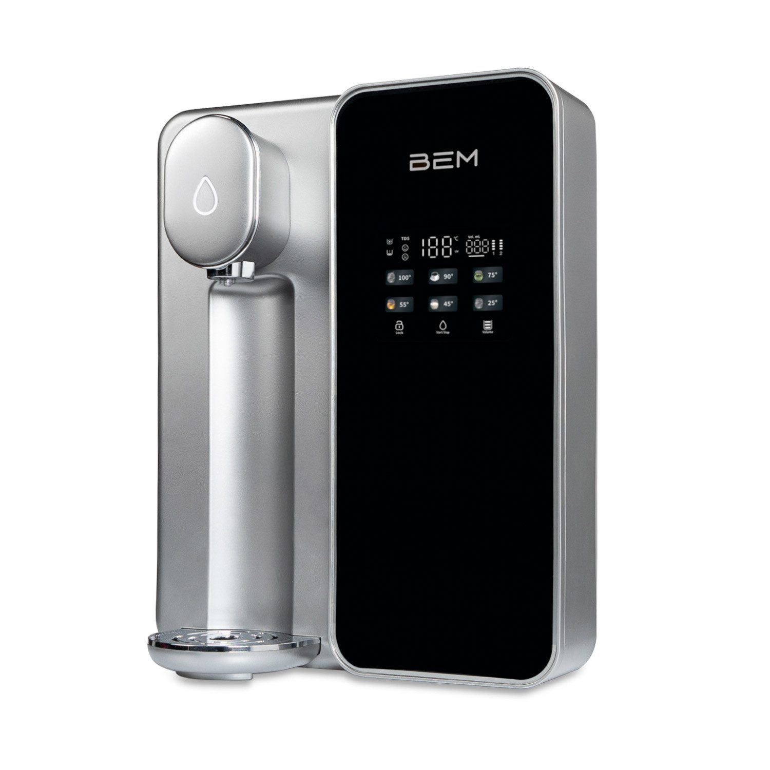 BEM Wasseraufbereiter Unicora 2.0 Wasserfilter Auftisch Osmoseanlage