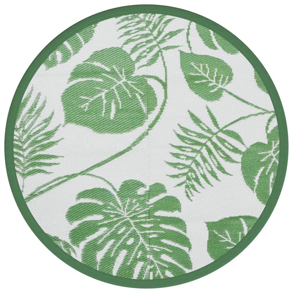 vidaXL Outdoorteppich Outdoor-Teppich ARAKIL Grün Ø160 günstig online kaufen