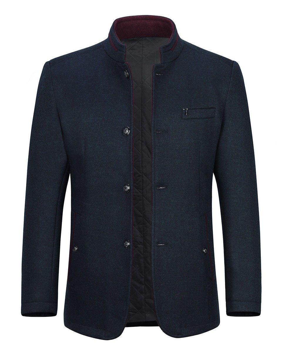 Allthemen Kurzmantel Herren Kurzmantel mit Stehkragen günstig online kaufen