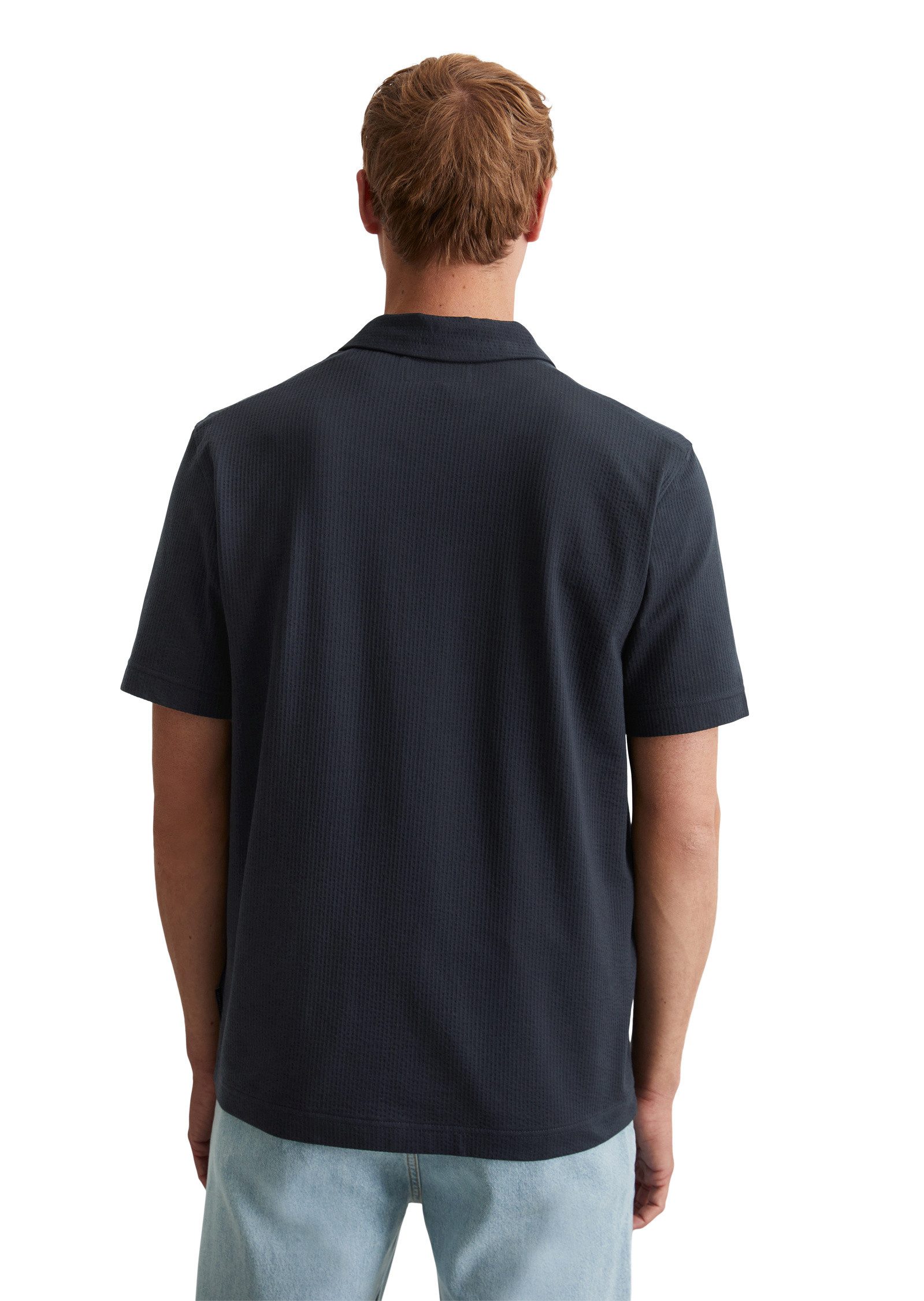 Marc O'Polo Kurzarmshirt aus Bio-Baumwoll-Mix