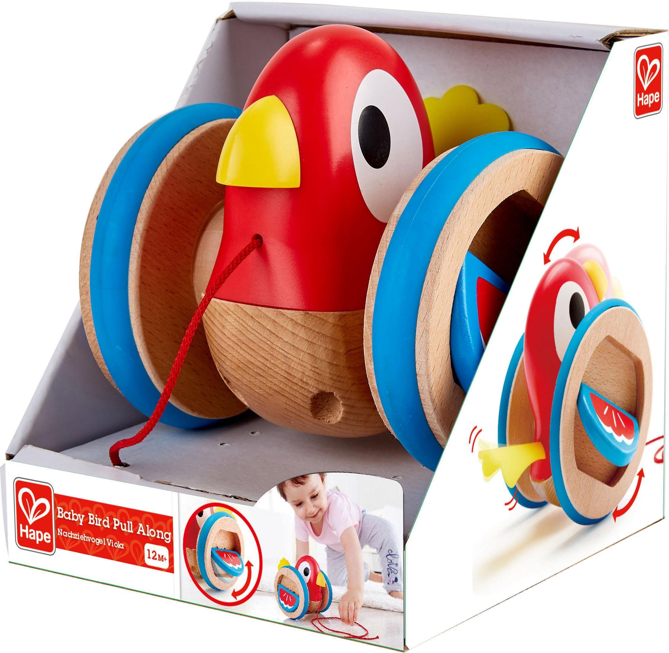 Hape Nachziehtier Nachziehvogel Viola, Bewegt beim günstig online kaufen