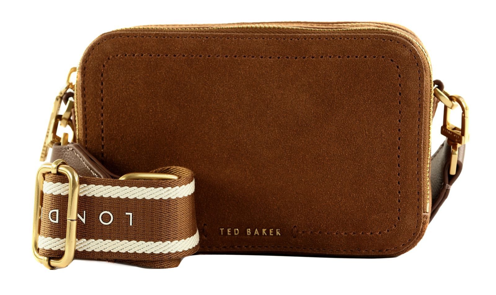 Umhängetasche Webbing Suede Crossbody Camera Bag