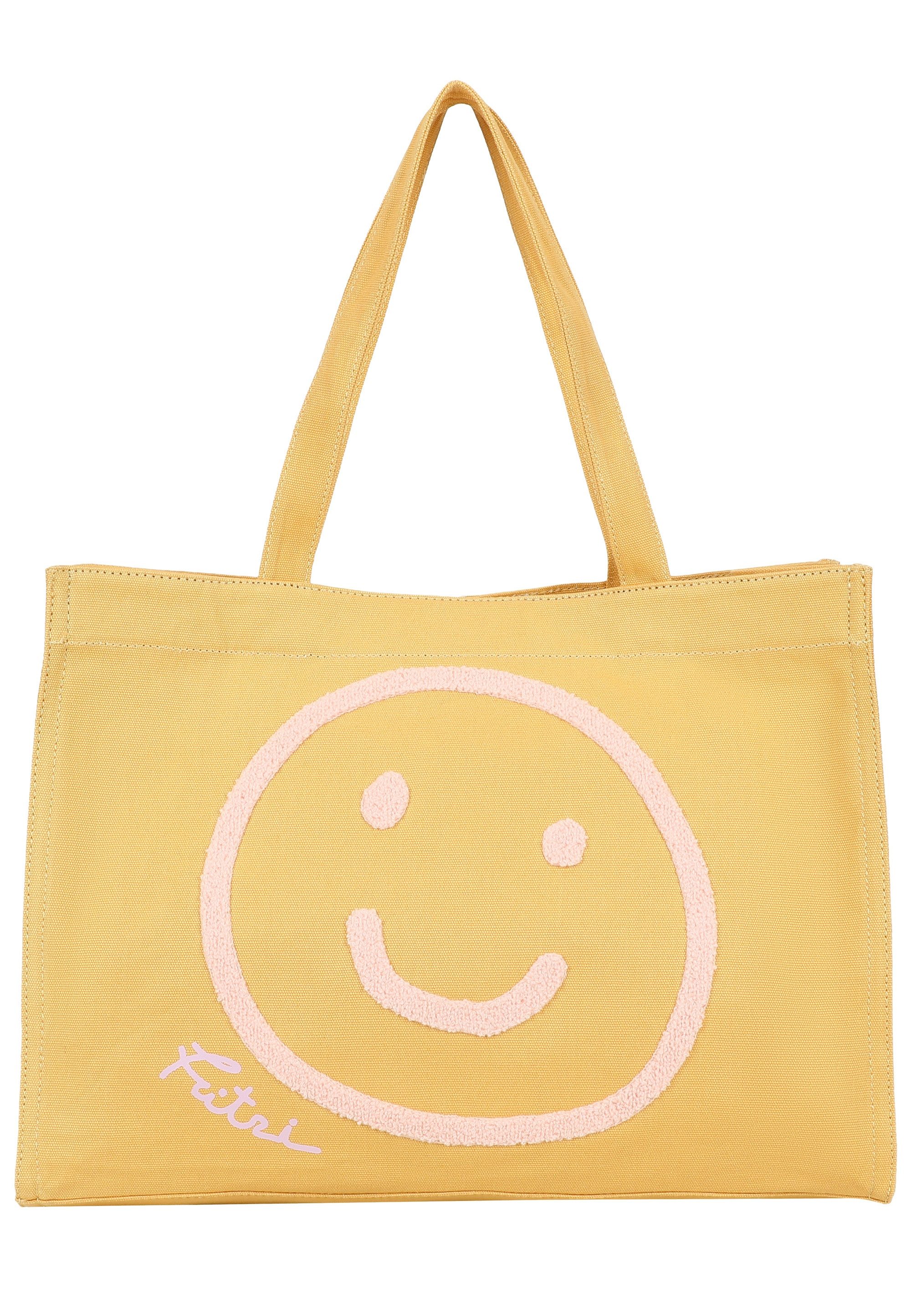 Fritzi aus Preußen Henkeltasche Easy01 Limited Smile, mit tollem Smiley-Print