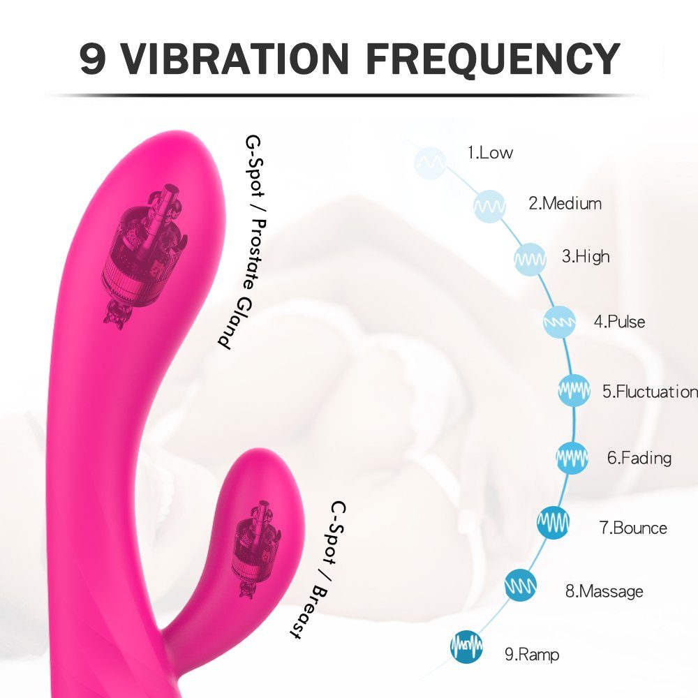 MUSES (Packung, G-punkt Rotation 9 Vibratoren und S-Hand 2-tlg), Modi Rotation, Heizfunktion Heizfunktion Rabbit-Vibrator Klitoris