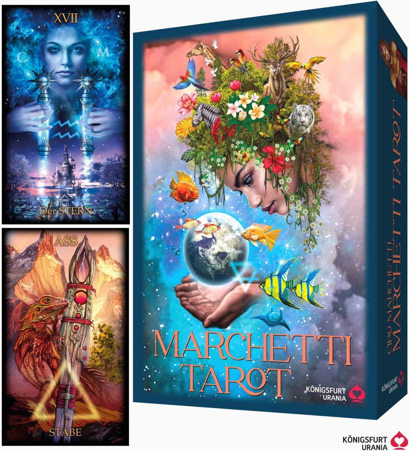 Marchetti Tarot - Folge deiner Intuition! 78 Tarotkarten und 144-seiti / Ciro Marchetti, X