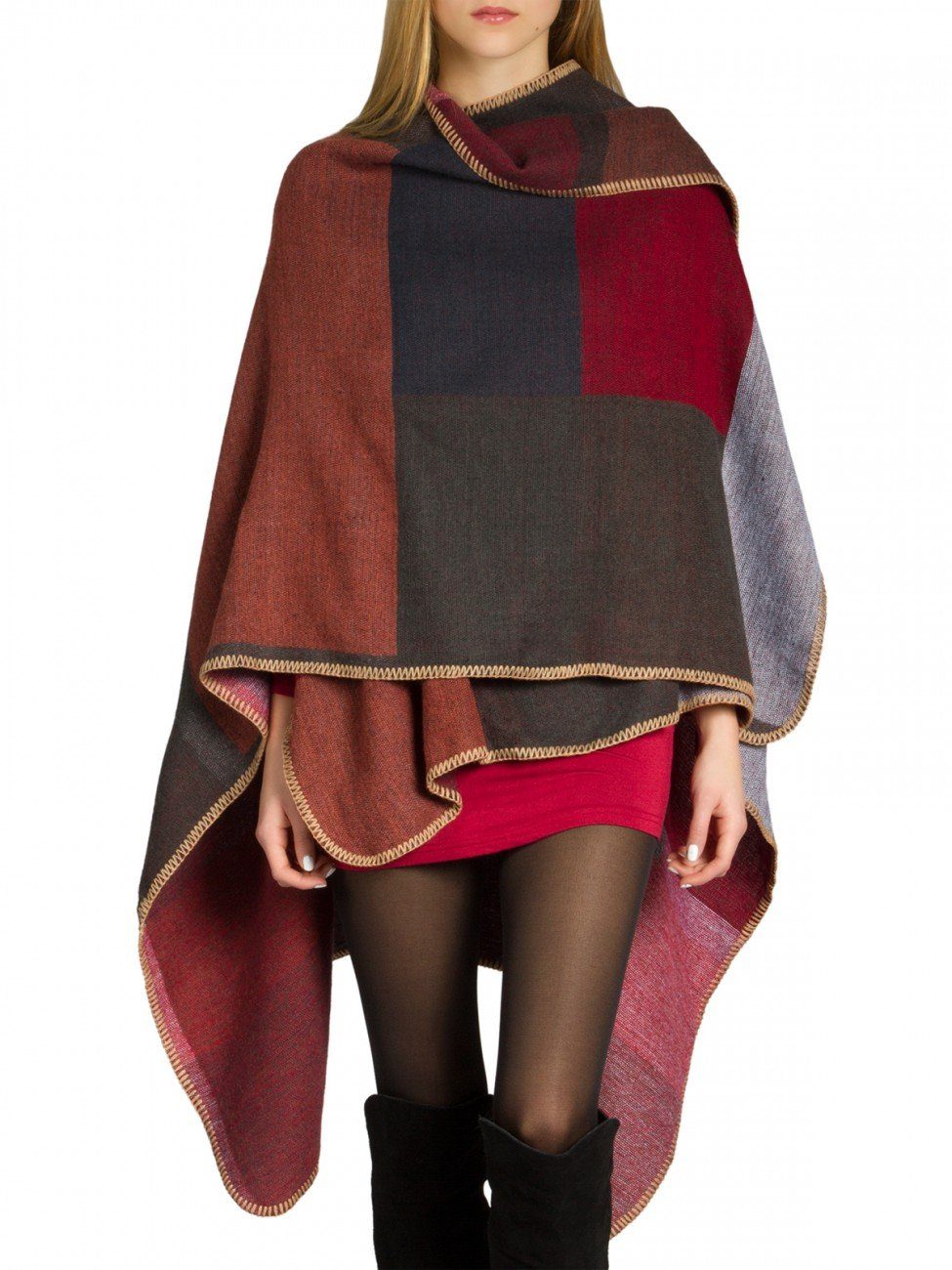 Caspar Poncho Caspar PON006 Damen Poncho