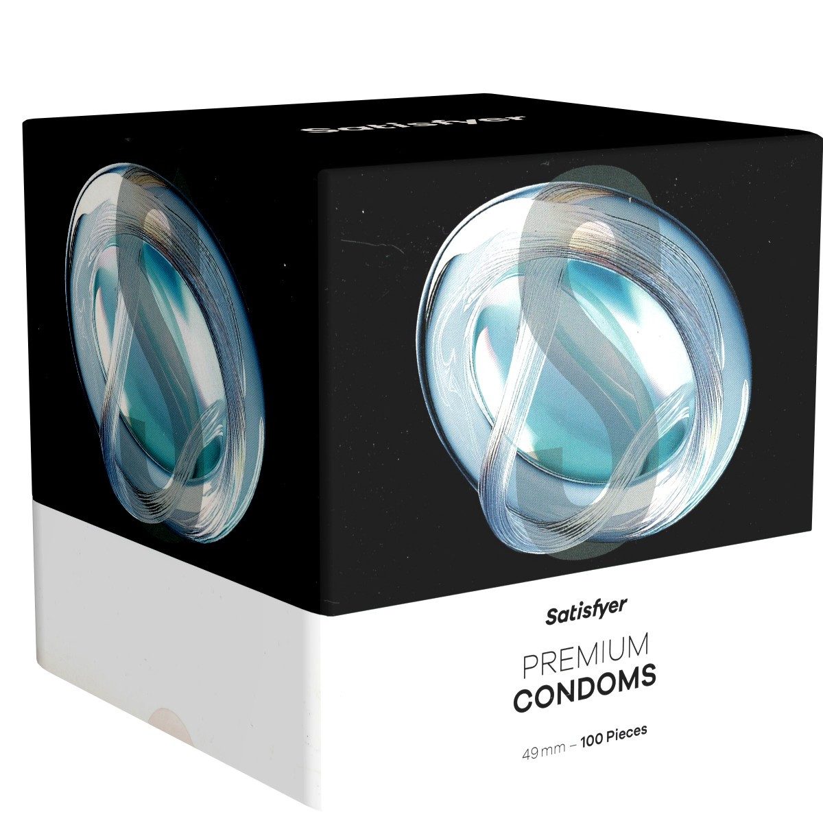 Satisfyer Kondome Premium Condoms 49 Packung, 100 St., Lovetoy-kompatible Kondome in Größe S