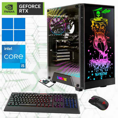 Hyrican Rockstar 7314 Gaming-PC (Intel® Core i5 14400F, RTX 4060, 32 GB RAM, 2000 GB SSD, Luftkühlung, DDR5 RAM, PCIe SSD Gen4, Windows 11)